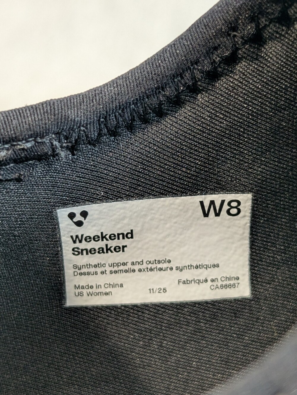 Vessi Weekend Waterproof Sneakers Women's 8 Black White - Picture 7 of 12